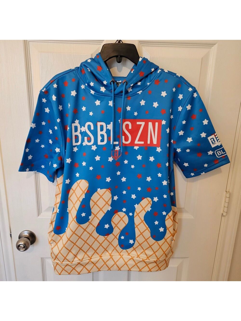 Baseball Lifestyle 101 Men Hoodie Ice Cream Collection Fleece Cotton Pockets S